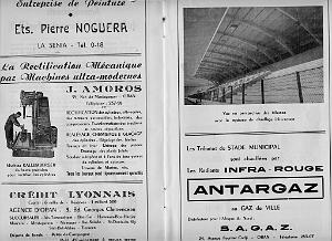 ORAN 5 MAI 1957 PLAQUETTE D INAUGURATION DU STADE MUNICIPAL  (9)